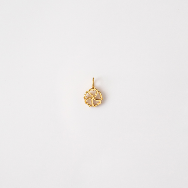 CARNATION JANUARI BIRTHFLOWER PENDANT